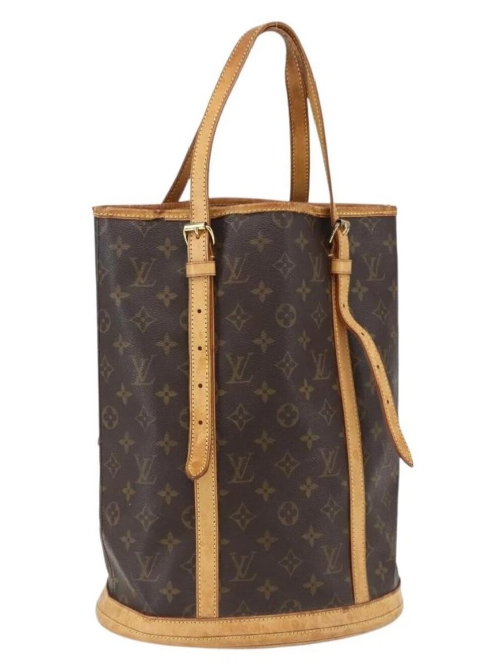 LOUIS VUITTON Monogram Bucket GM Shoulder Bag M42236 LV Auth 163448